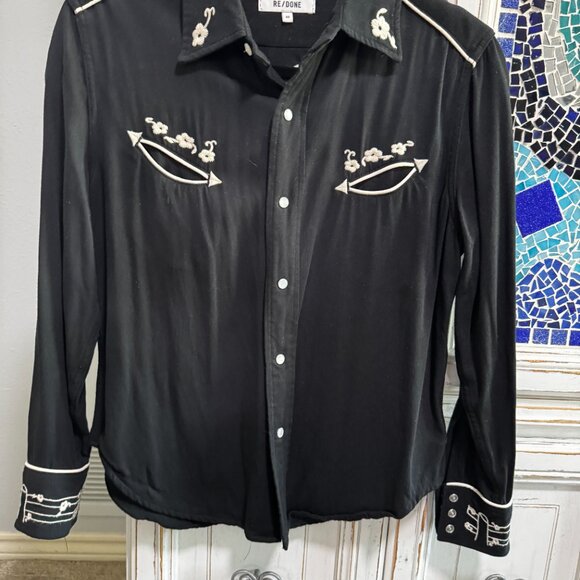Re/Done Western Shirt - Picture 6 of 7